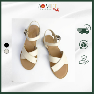 Dép sandan quai chéo nữ