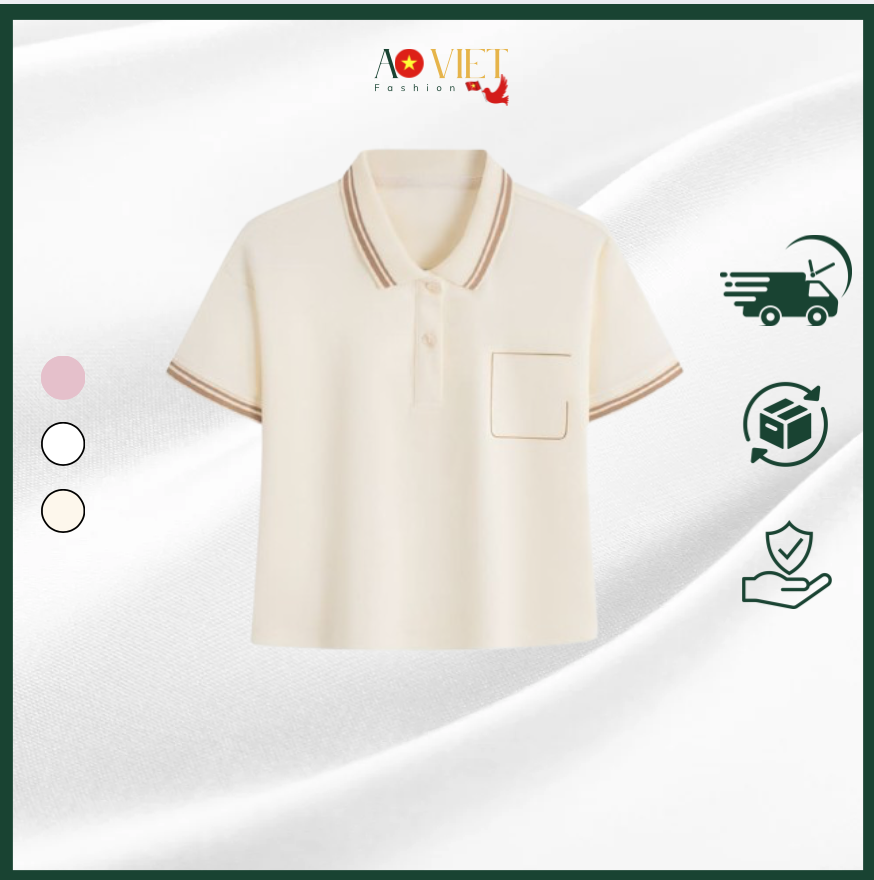 Áo Polo nữ D03 Ao Viet Áo Polo nữ D03 Ao Viet