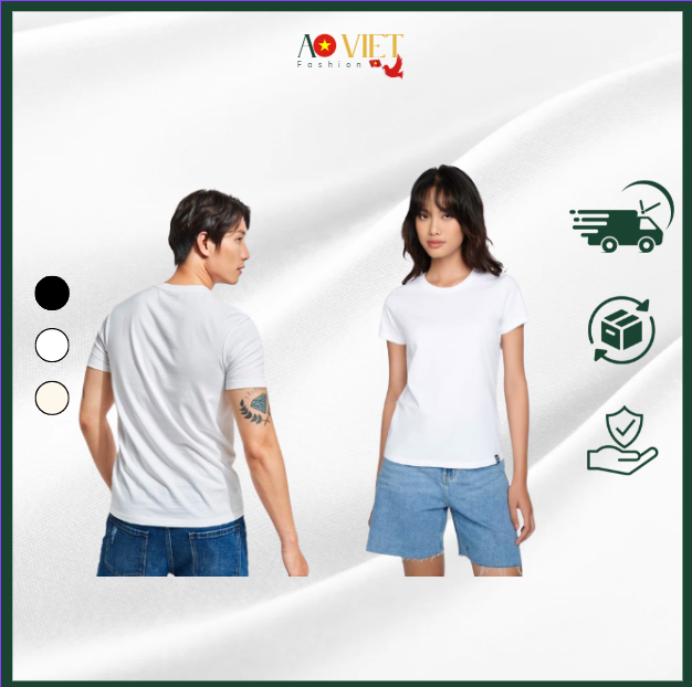 ao áo thun basic nam nữ